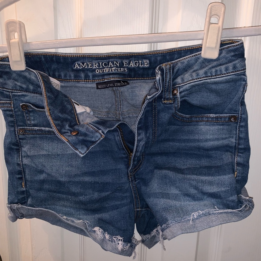 American Eagle Outfitters Dark Blue Jean Shorts size 6